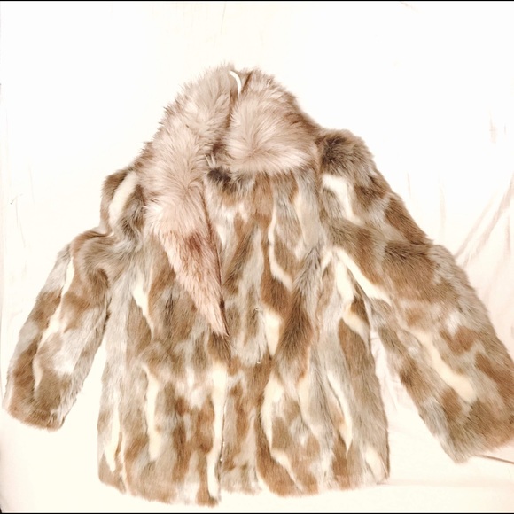 Faux fur jacket coat - Picture 2 of 5